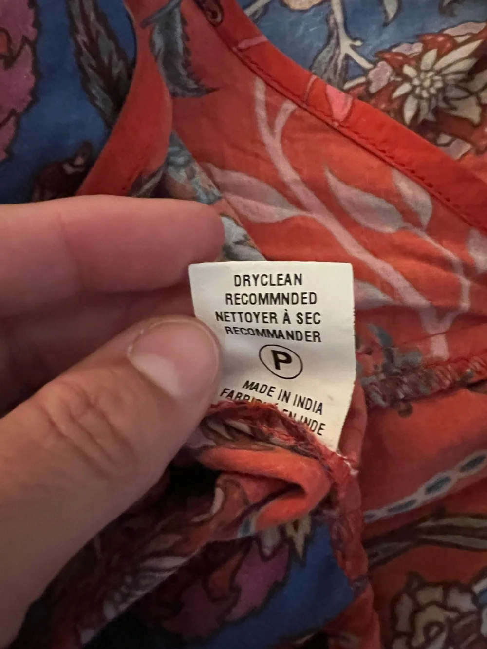 Anthropologie Red Floral-Print Wrap Crop Top
